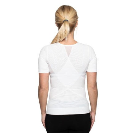 Holdningskorrigerende T-shirt - Hvid Kvinde